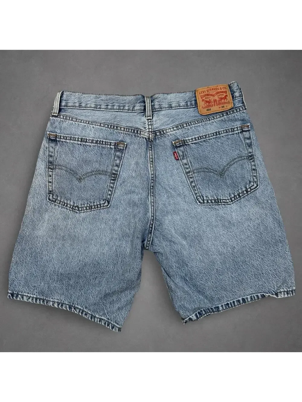 Levi’s 454 Vintage Denim Shorts Light Wash Size 36
